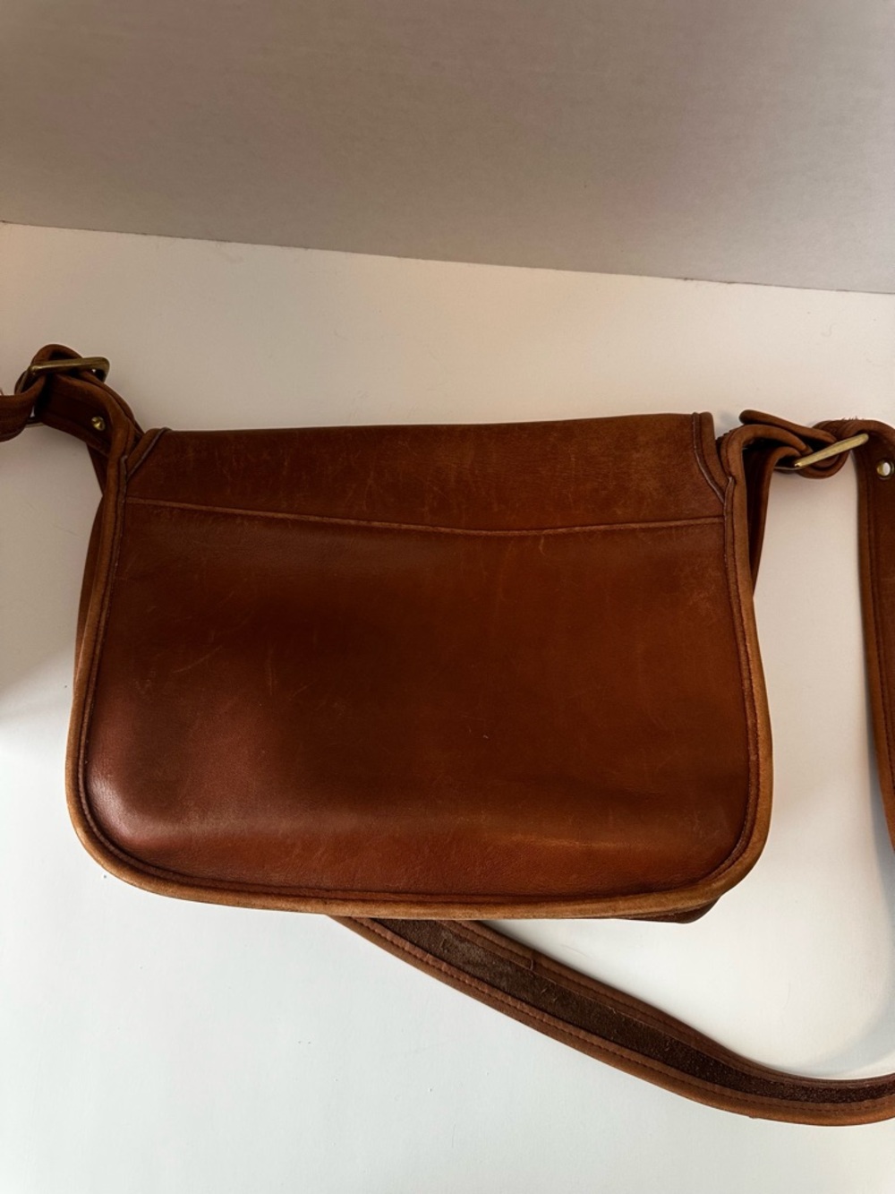 Vintage COACH 9951 Patricia’s Legacy Crossbody Brown Leather  Saddle Bag - Picture 10 of 11